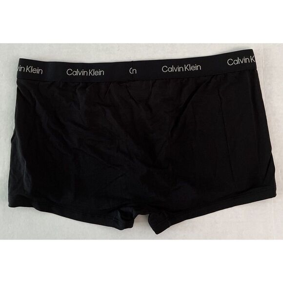 CALVIN KLEIN Ultra Soft Men’s Sz XL Modal Black Trunk Underwear - Picture 2 of 4